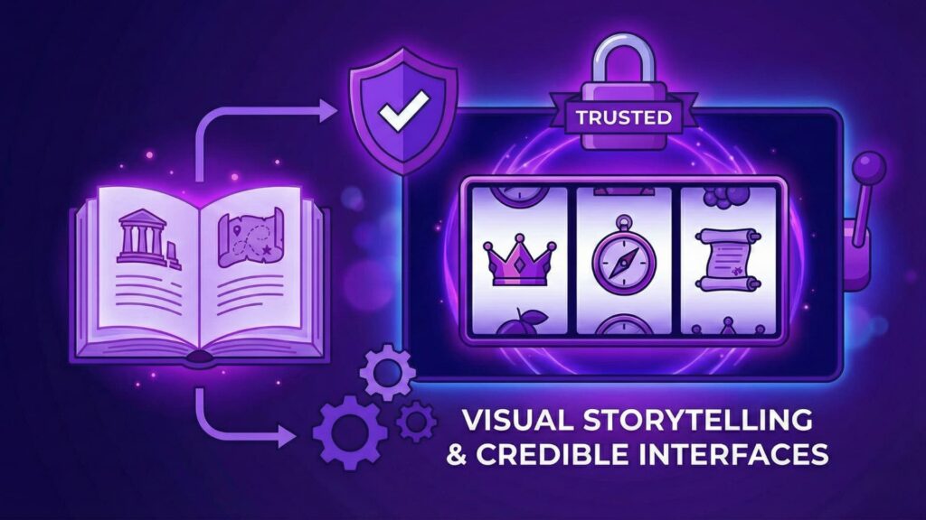 Visual Storytelling, Trust, and Credibility in Slot Interfaces
